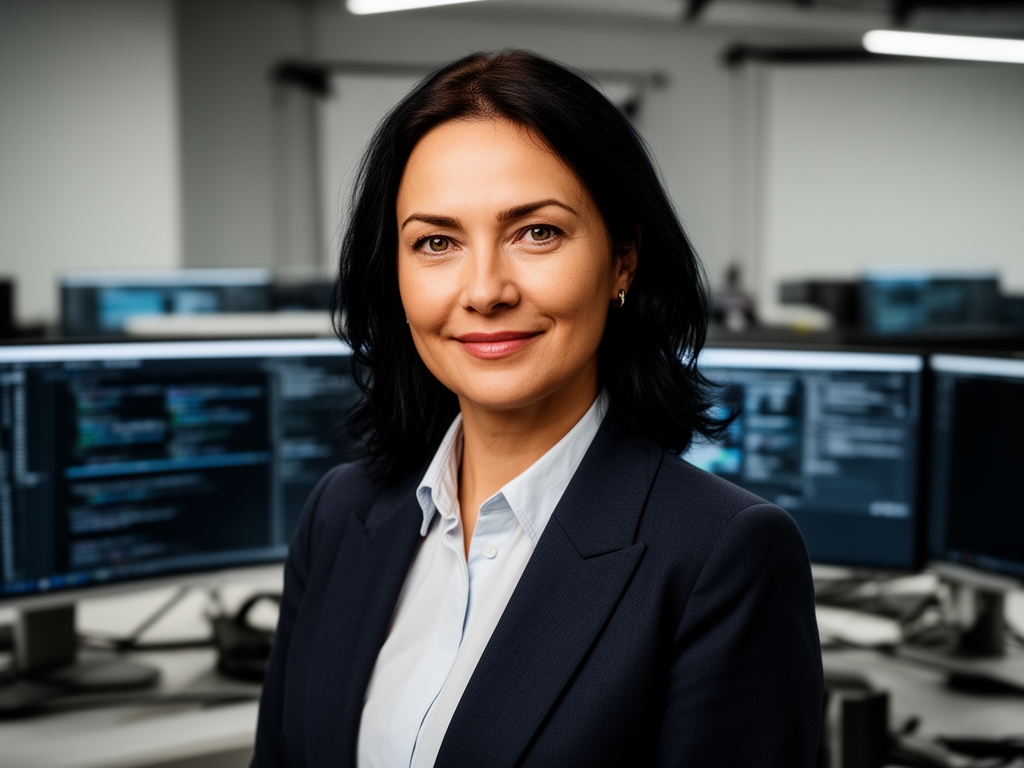 Мужчина-документалист, преподаватель видеопроизводства, стоит с профессиональной кинокамерой на открытой съёмочной площадке